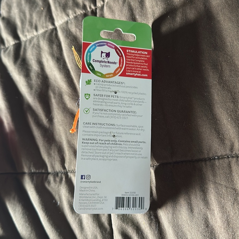 SmartyKat Bitty Bunny Catnip Cat Toy - Picture 4 of 10